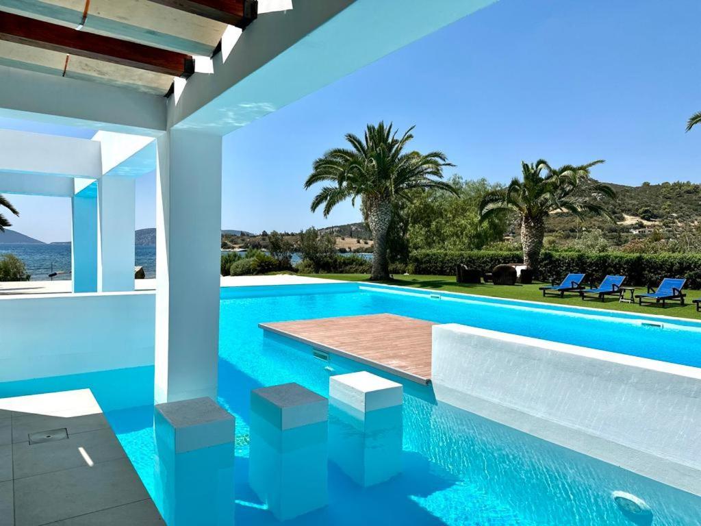 Leblanc Luxurious Beachfront Villa, Gcollectiongr Ermióni Eksteriør bilde